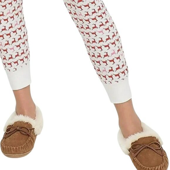 J. Crew Suede Faux-Shearling Moccasin Slippers - 9 - Picture 2 of 9